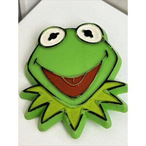Vintage 1978 Kermit the Frog 2 “ plastic button pin collectible Muppets